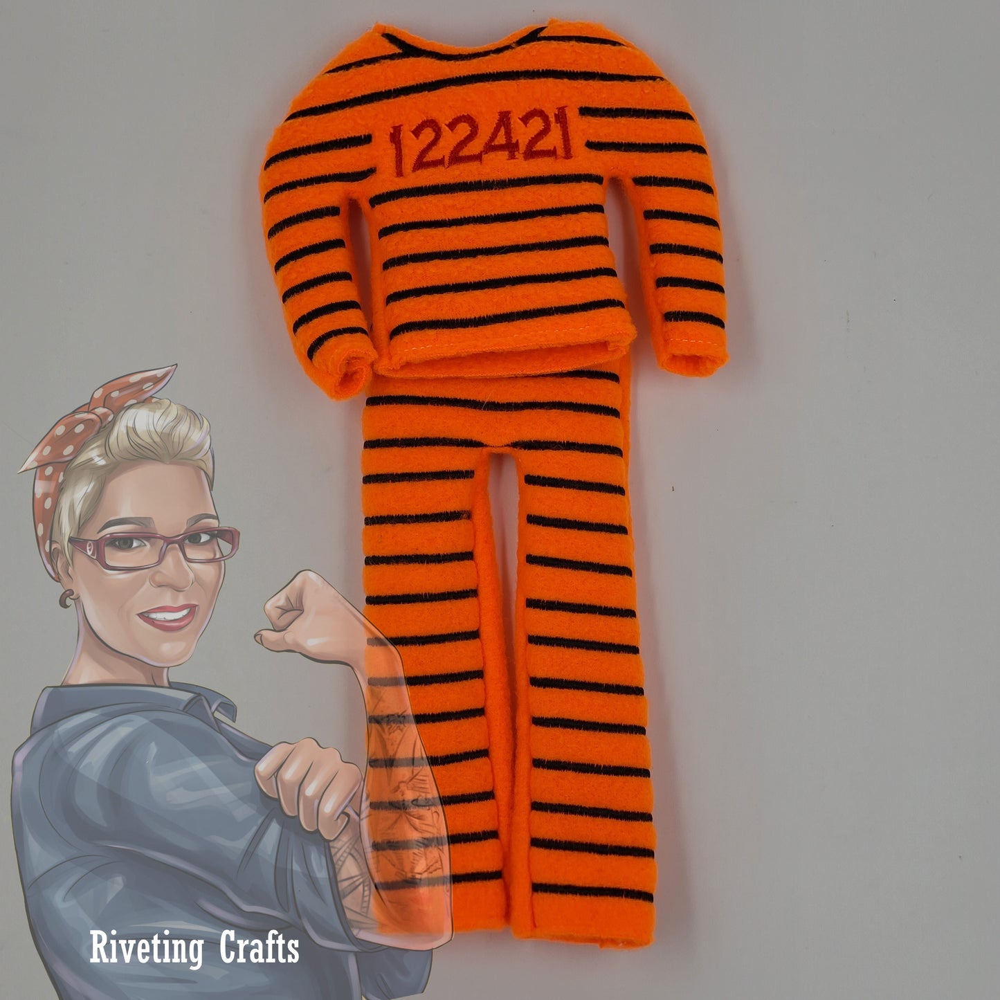 Prisoner Costume Elf/Doll Clothing