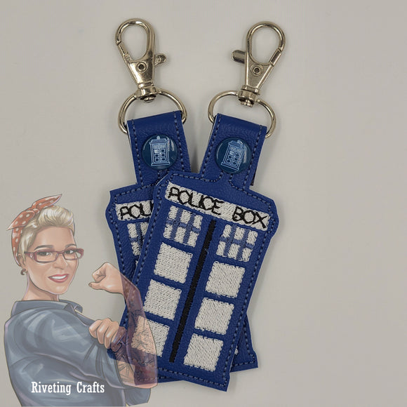 Dr. Who Tardis Keychain