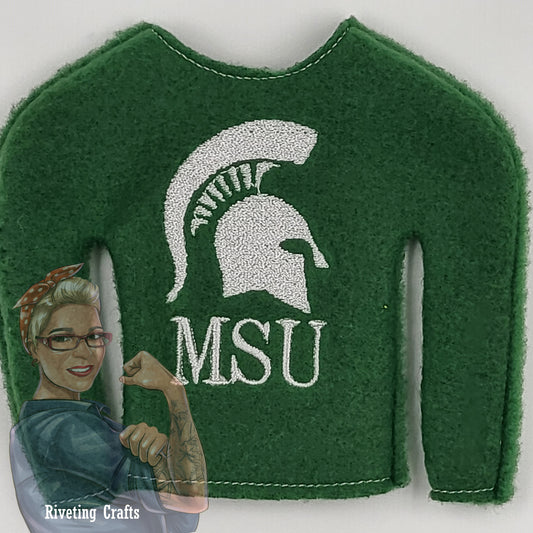 Michigan State University Elf/Doll Clothing