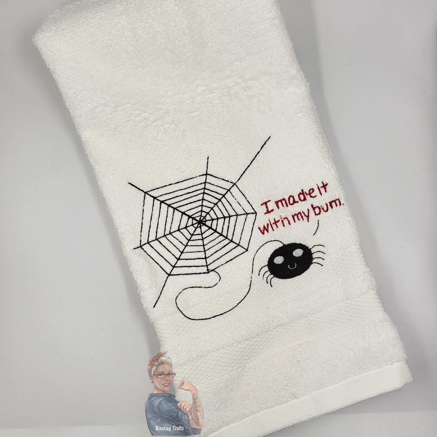 Spider Bum Hand Towel