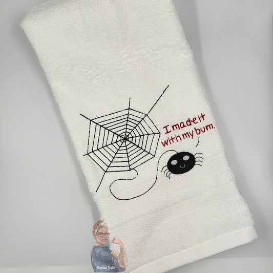 Spider Bum Hand Towel