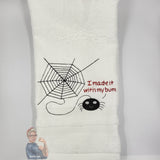 Spider Bum Hand Towel