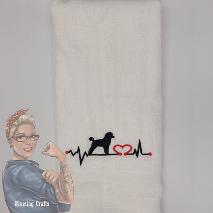 Animal Heartbeat Hand Towel