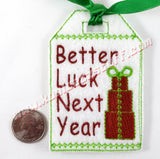 Better Luck Next Year Gift Tag - Kool Catz Stuff