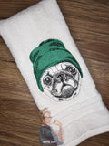 Cool Pup Hand Towel Design