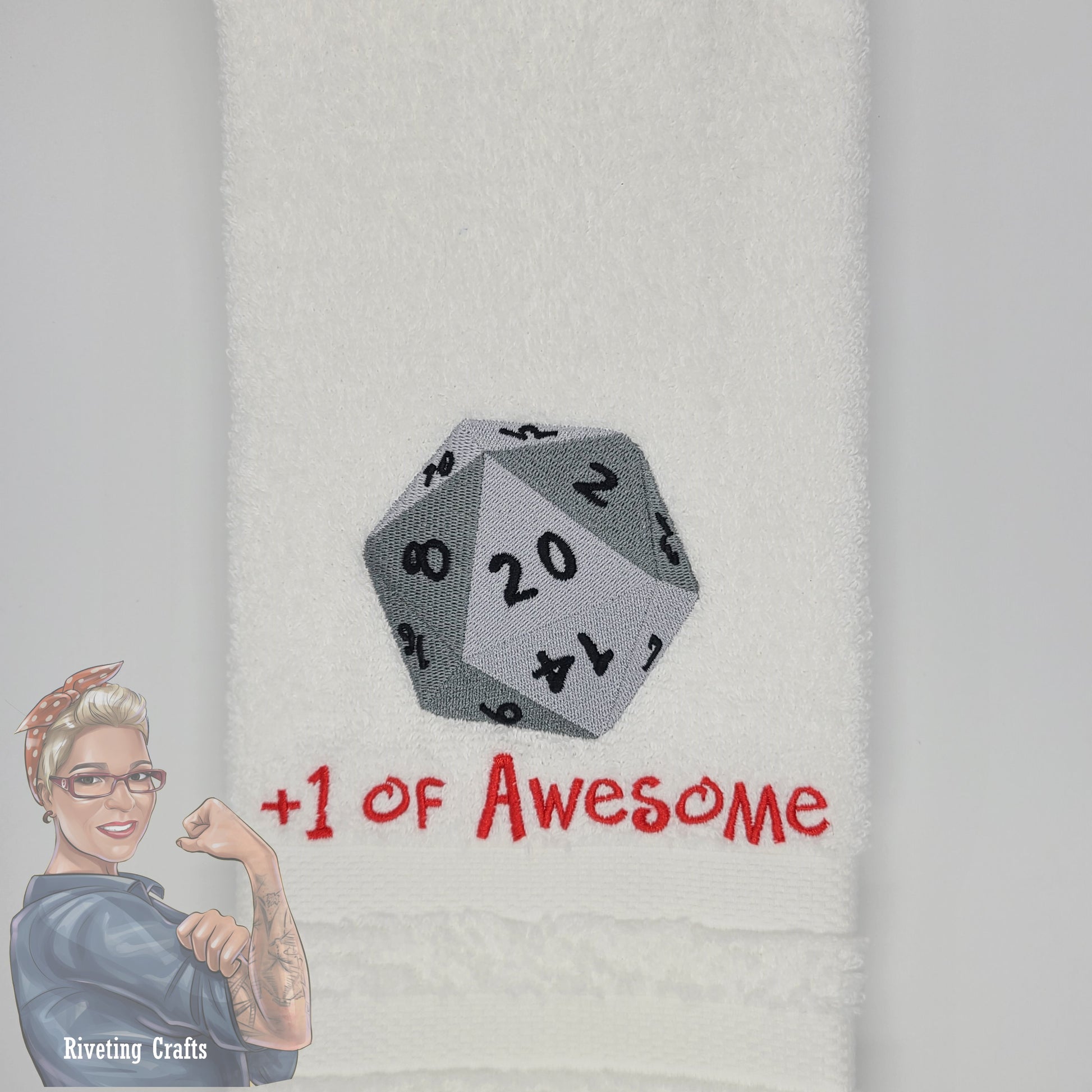 D20 #1 of Awesome Hand Towel Design - Riveting Crafts