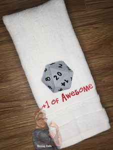 D20 #1 of Awesome Hand Towel