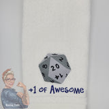 D20 #1 of Awesome Hand Towel Design - Riveting Crafts