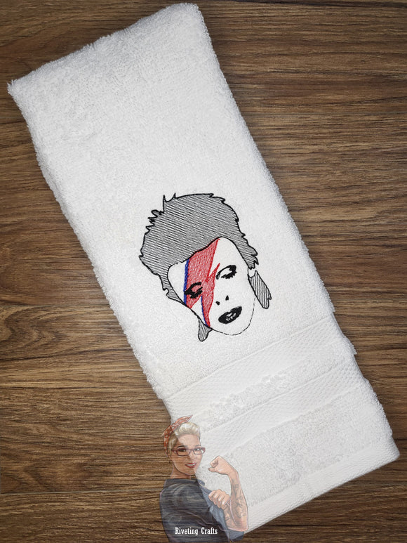 David Bowie Hand Towel
