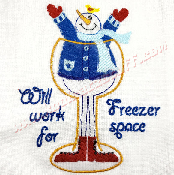 Snowman Freezer Space Design - Kool Catz Stuff