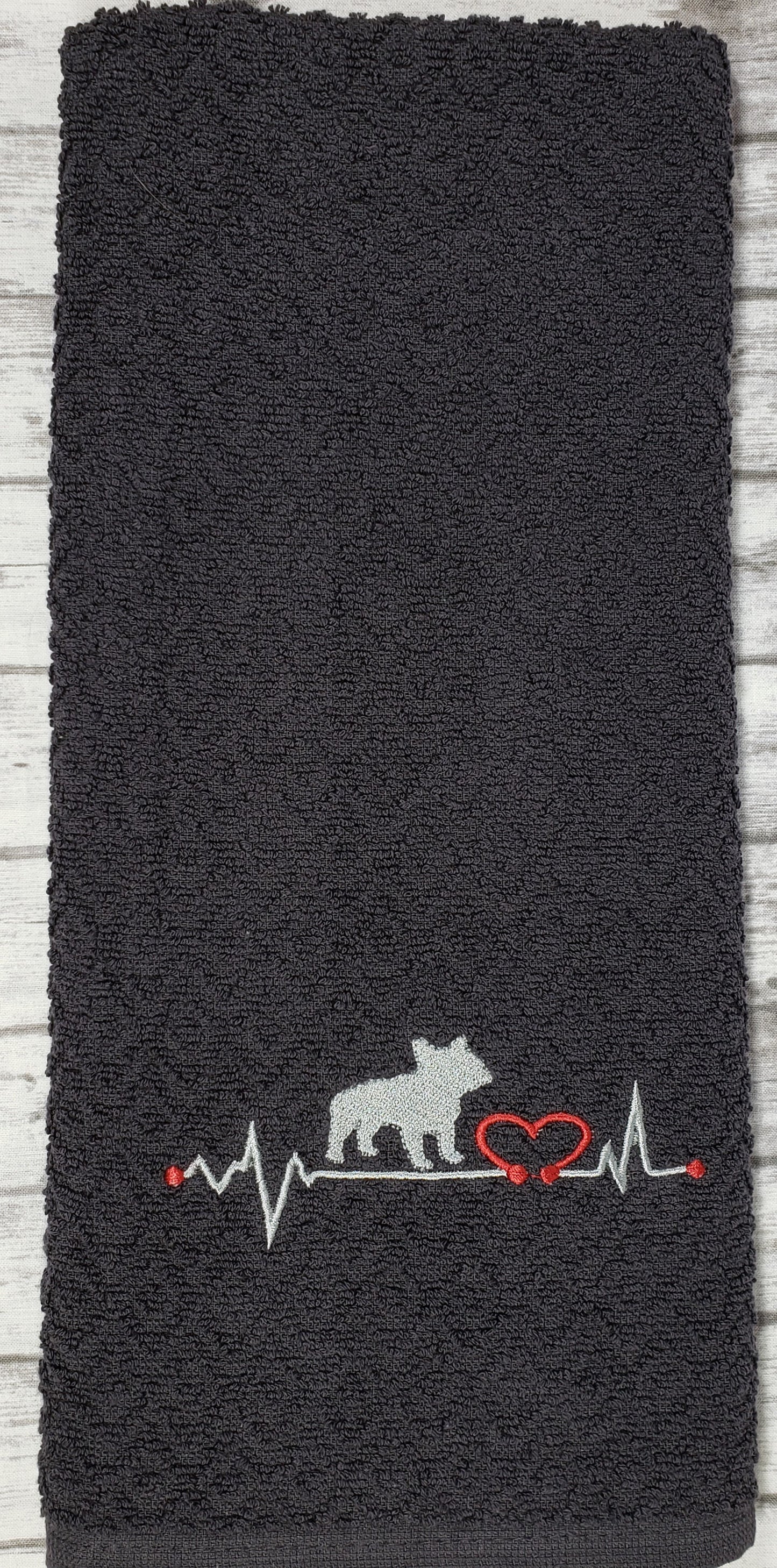 Animal Heartbeat Hand Towel