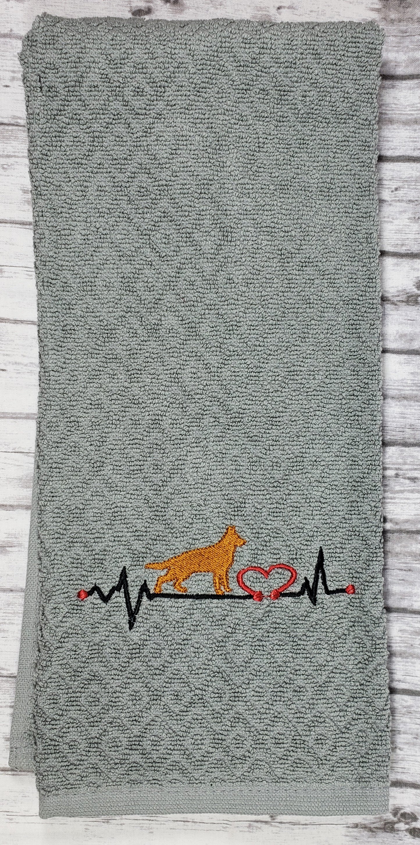 Animal Heartbeat Hand Towel