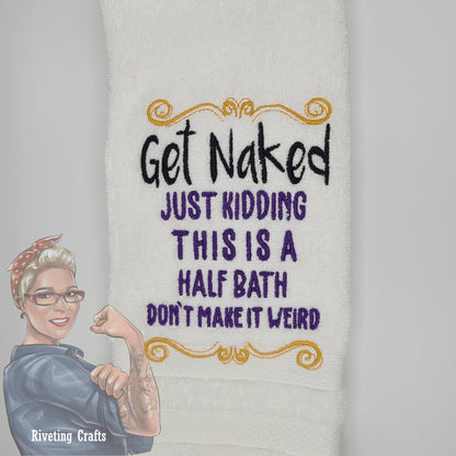 Get Naked Hand Towel