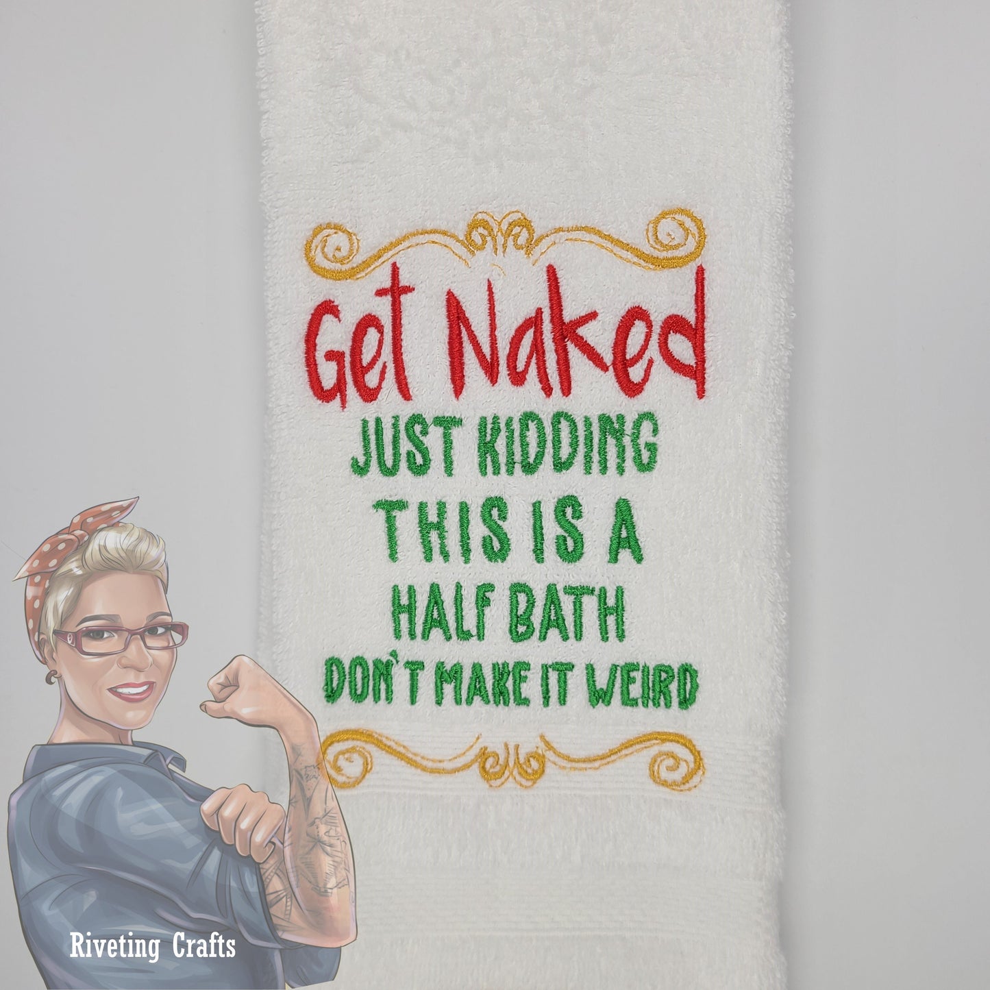 Get Naked Hand Towel