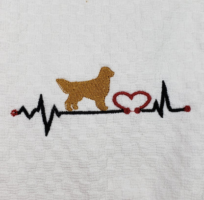 Animal Heartbeat Hand Towel