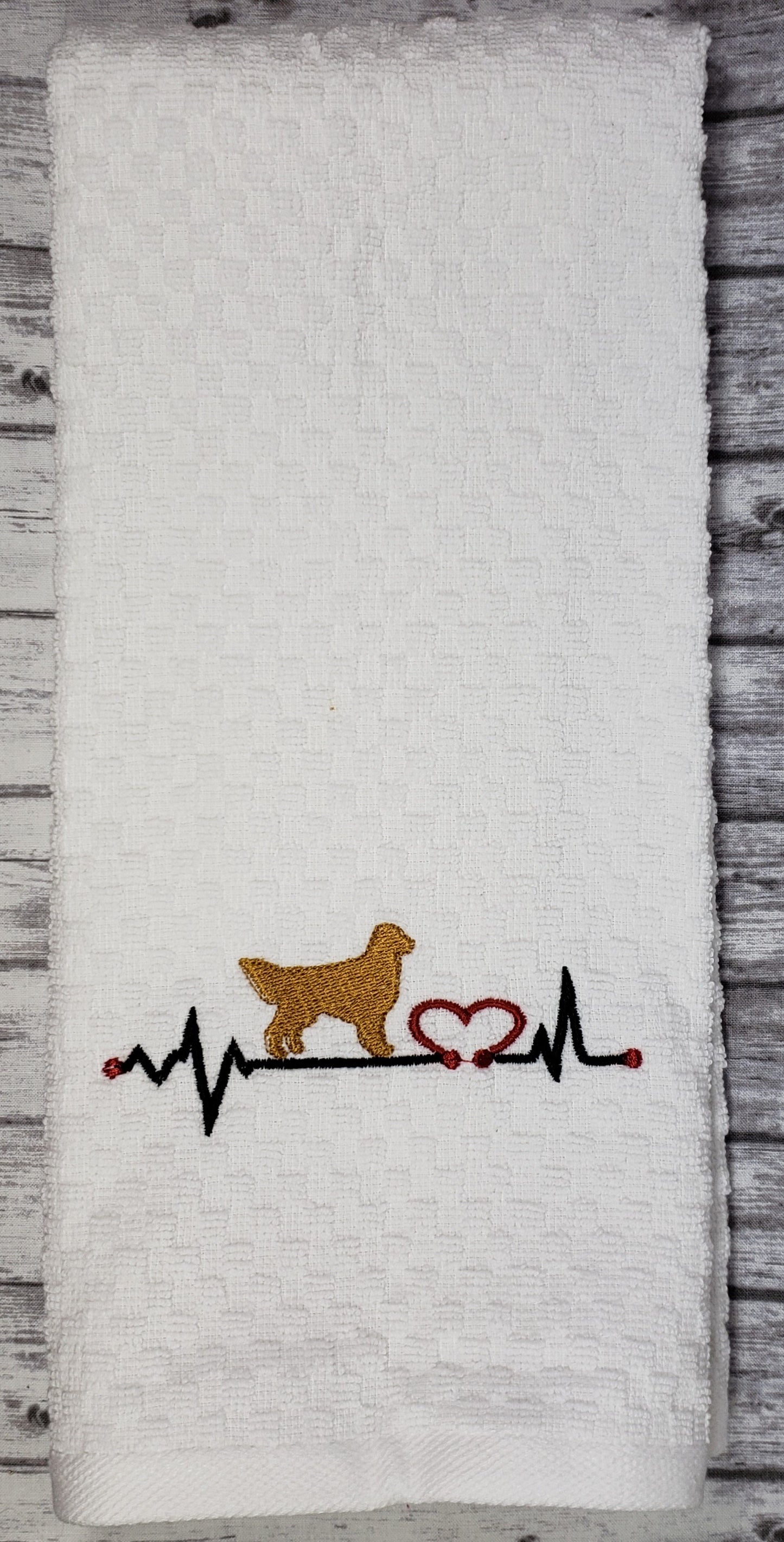 Animal Heartbeat Hand Towel