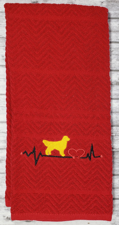 Animal Heartbeat Hand Towel