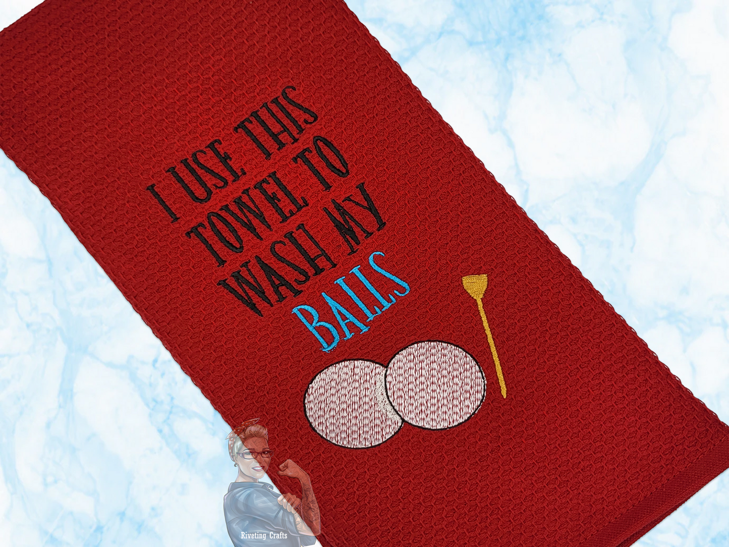 Golf Ball Washing Hand Towel