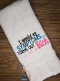 I Googled My Symptoms Hand Towel