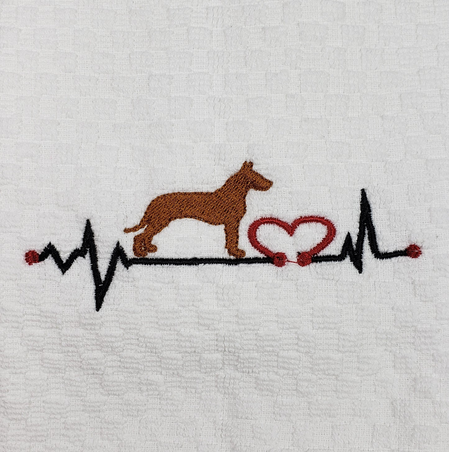 Animal Heartbeat Hand Towel