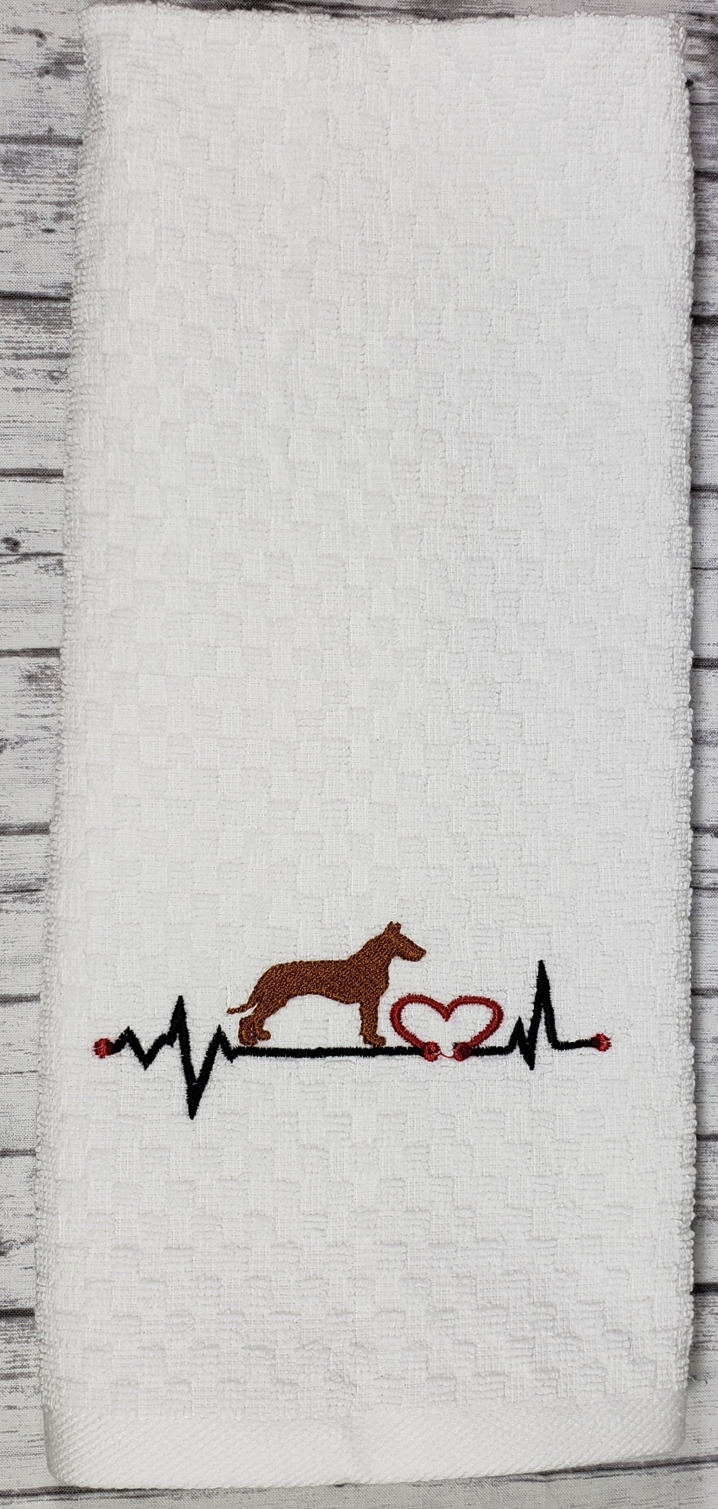 Animal Heartbeat Hand Towel