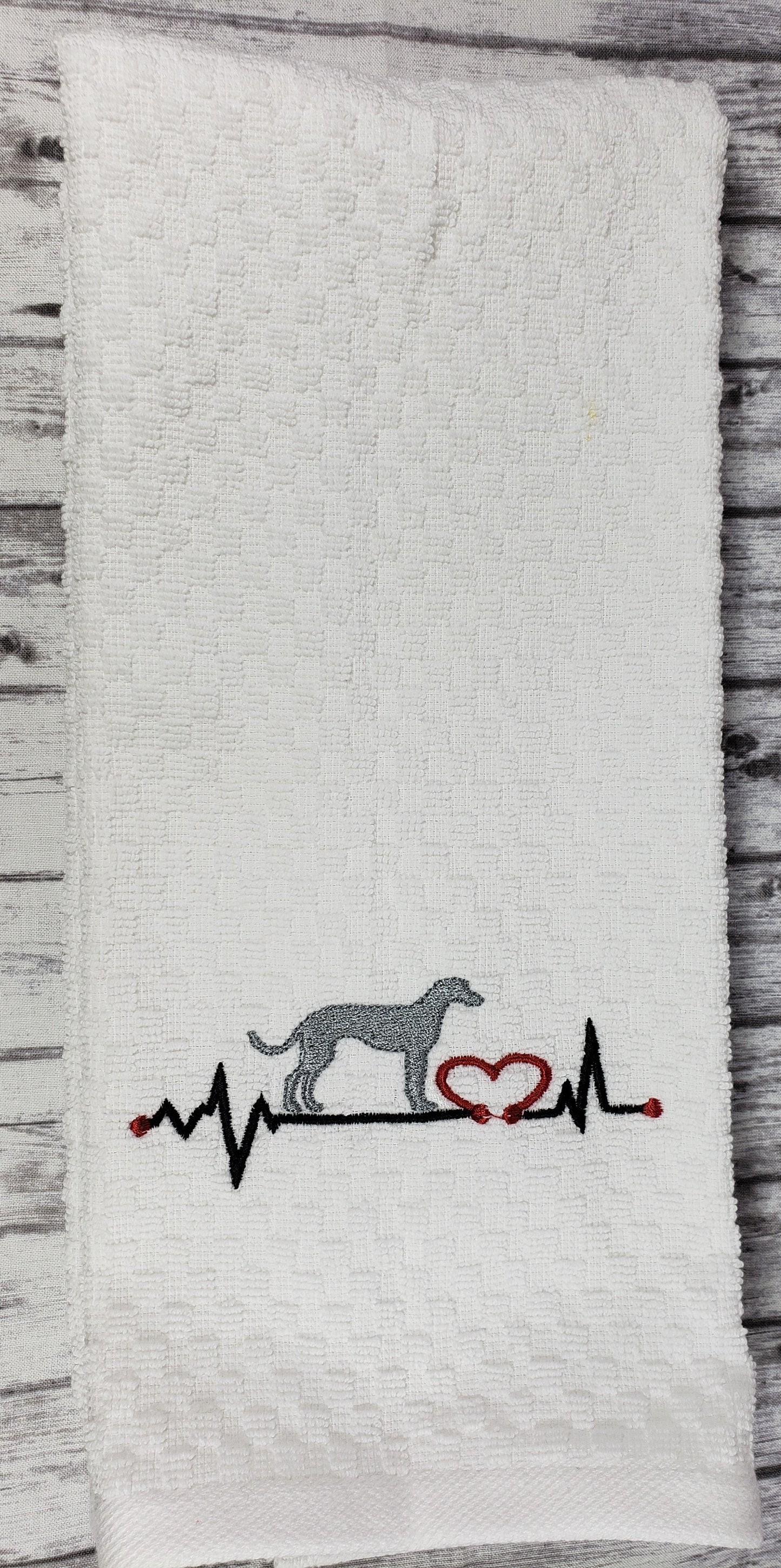 Animal Heartbeat Hand Towel