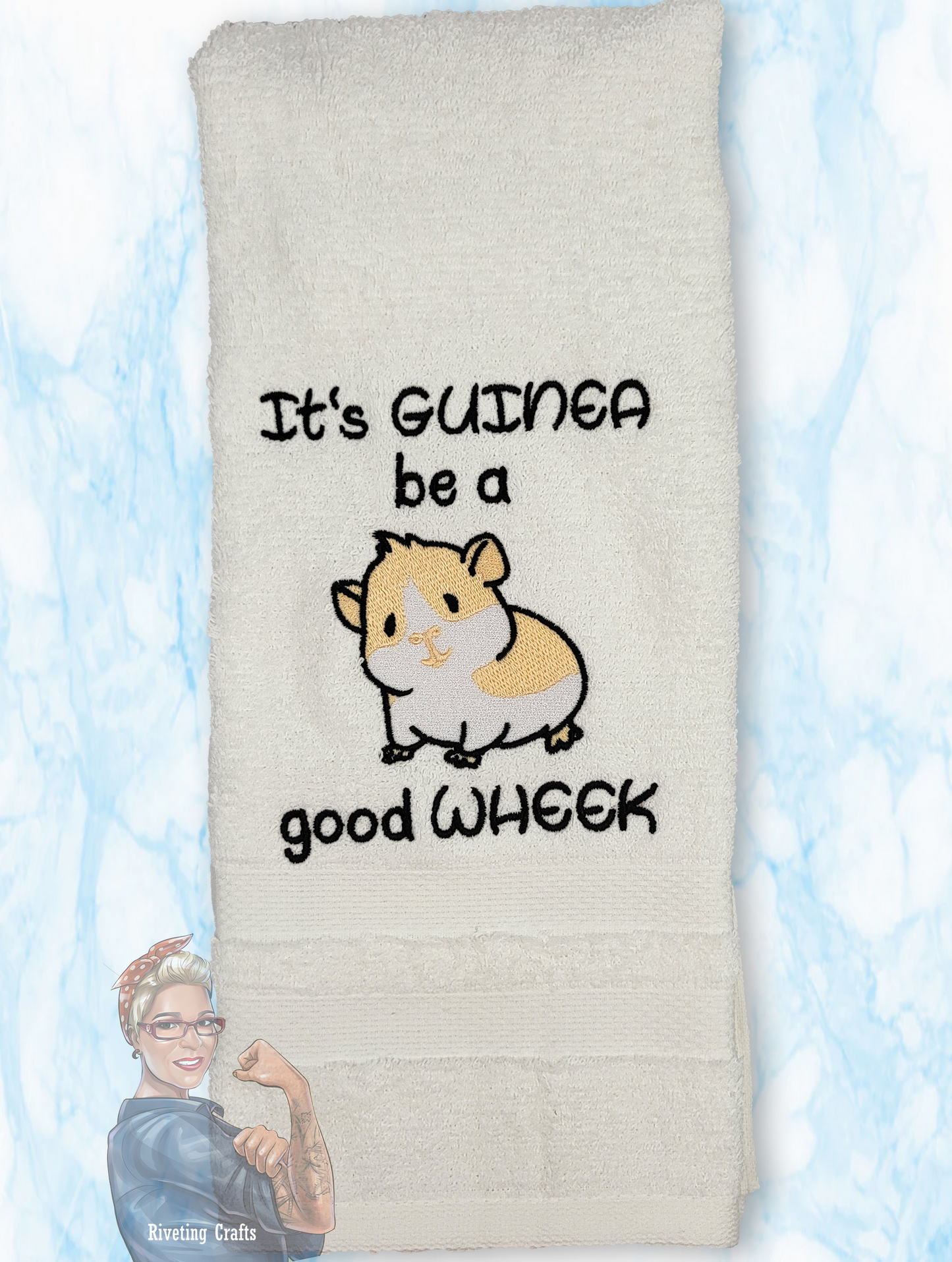 Good Wheek Guinea Hand Towel