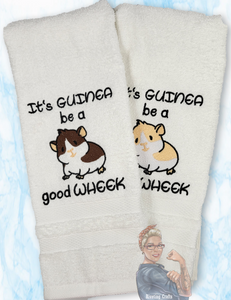 Good Wheek Guinea Hand Towel