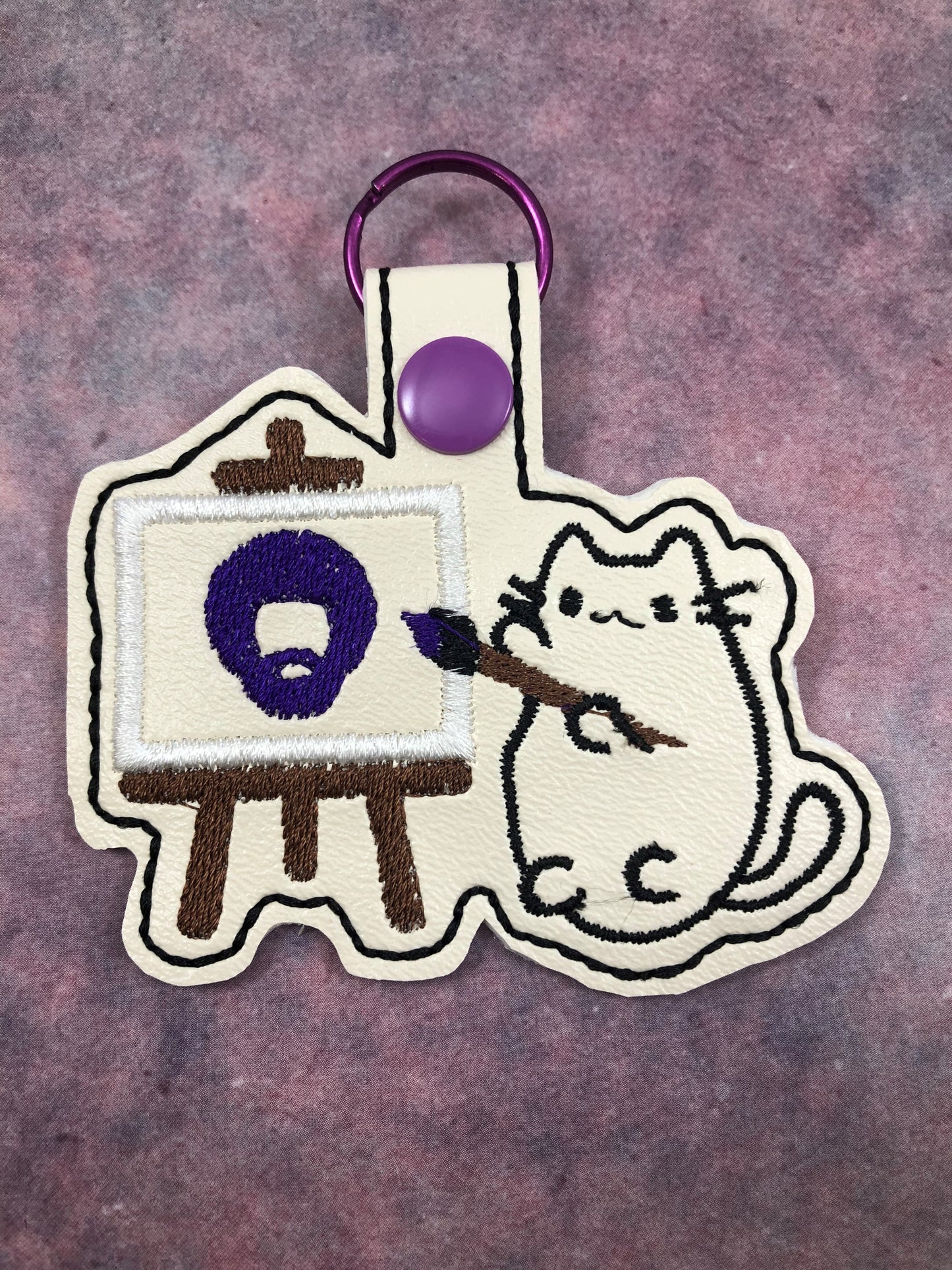 Happy Bob & Pusheen Kitty Keychain - Kool Catz Stuff