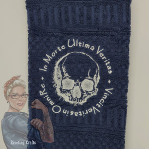 In Death there is Truth Skull Hand Towel