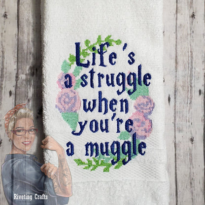 Muggle Struggle Hand Towel