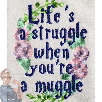 Muggle Struggle Hand Towel