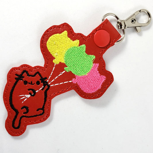 Pusheen Cat Balloon Keychain - Kool Catz Stuff