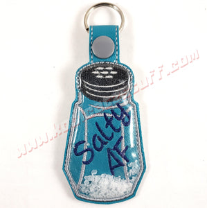 Salty AF Keychain - Kool Catz Stuff
