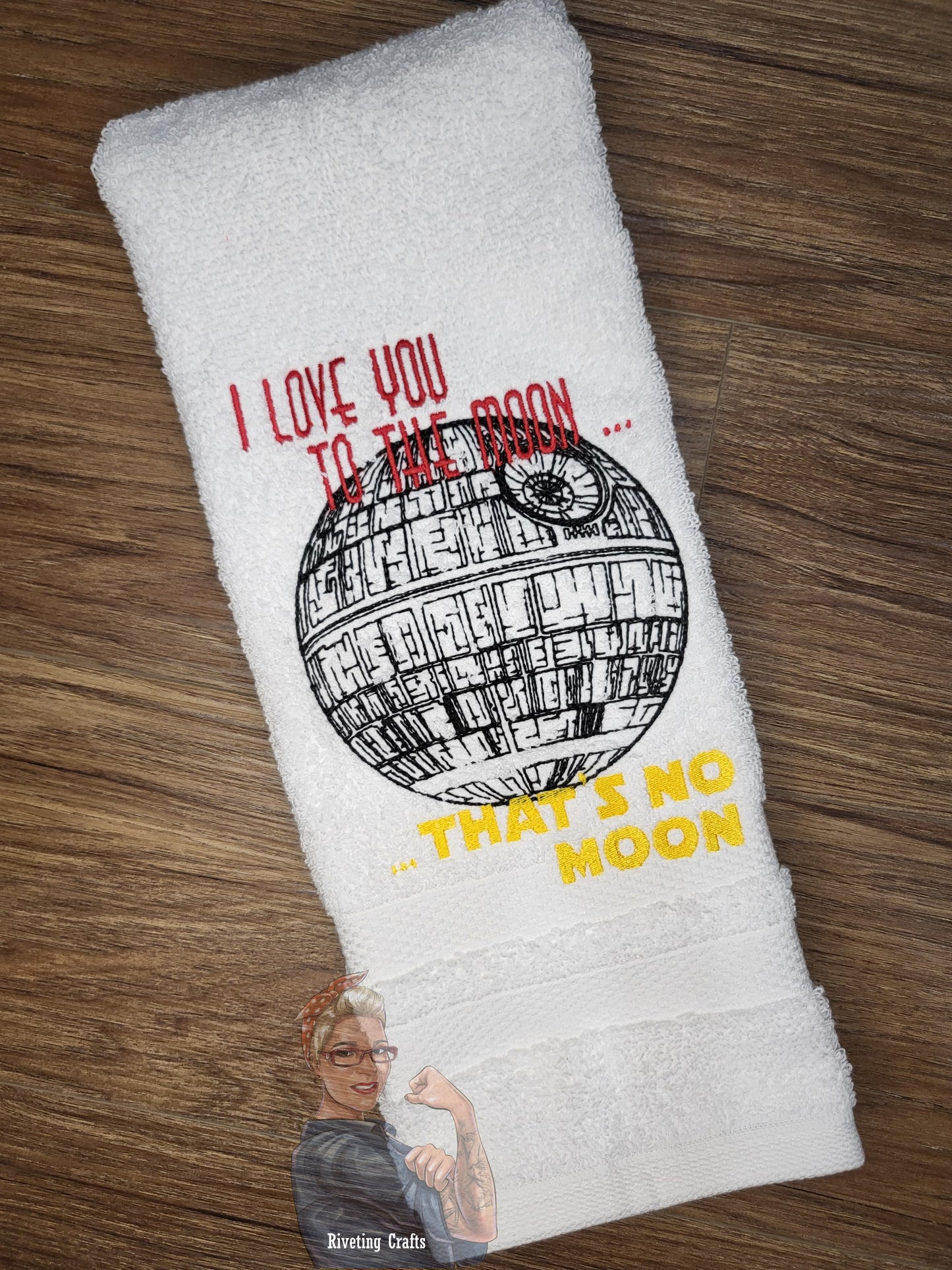 That's No Moon Hand Towel