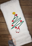 Stethoscope Christmas Tree Hand Towel Design