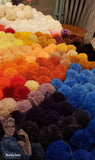Large Handmade 3&quot; Pom-Poms - Single or Garland - Super Thick
